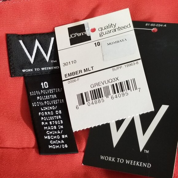 NEW  W Work To Weekend Hippie Boho Top Sz 10 Sleeveless Babydoll Chemise Blouse - Picture 9 of 13